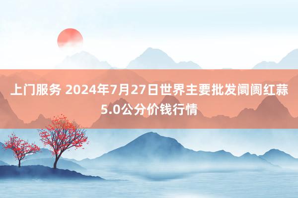 上门服务 2024年7月27日世界主要批发阛阓红蒜5.0公分价钱行情