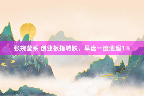 张婉莹系 创业板指转跌，早盘一度涨超1%